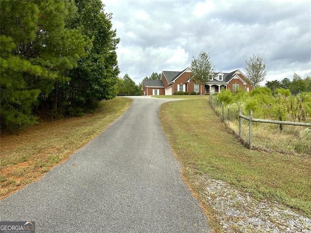 view of road