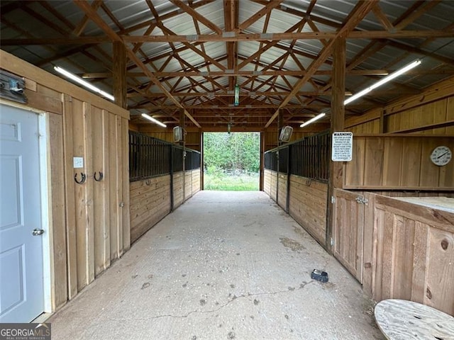 view of stable