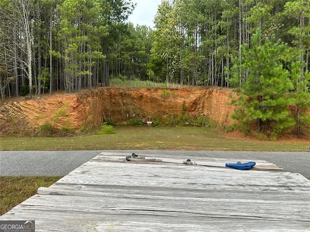 view of dock