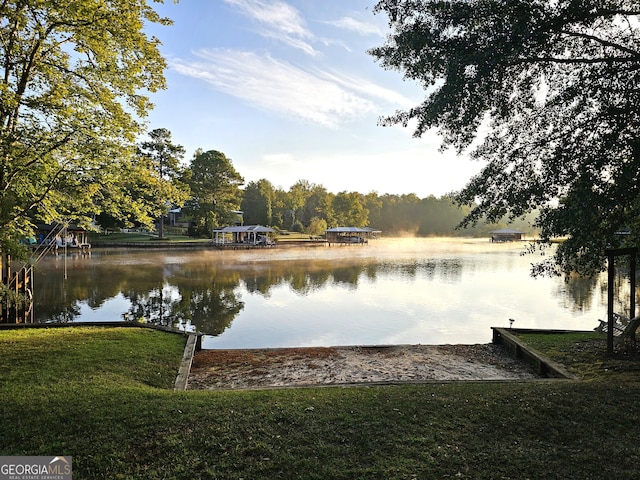 property view of water