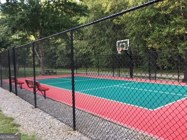 view of sport court