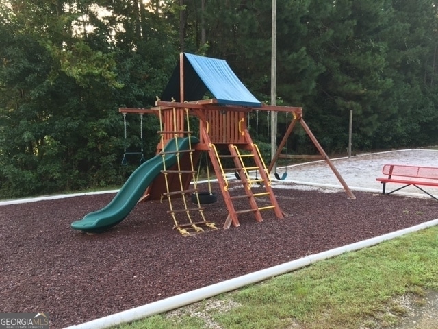 view of play area