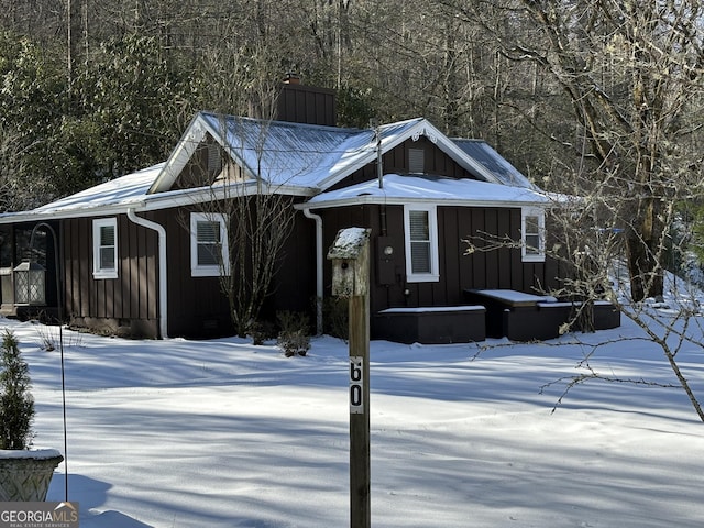 view of front of home