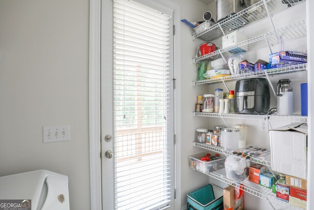 view of pantry