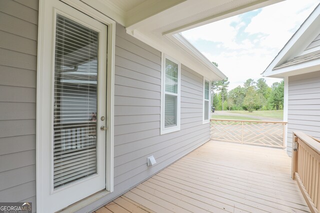 view of deck