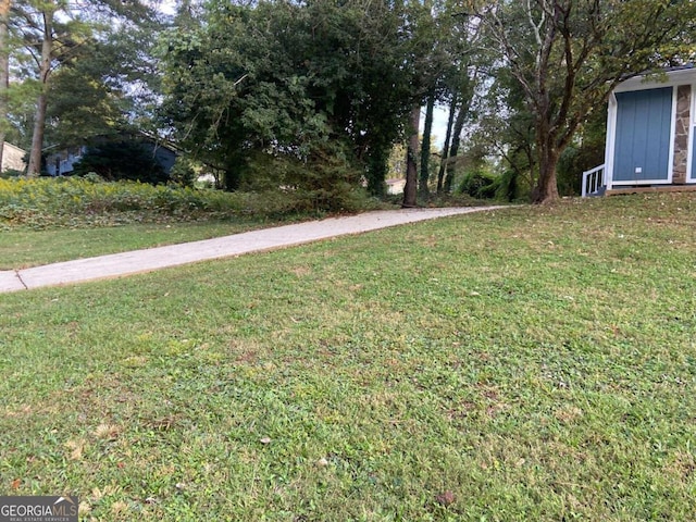 4649 Big Valley Ct, Stone Mountain, GA 30083 - view of grassy yard