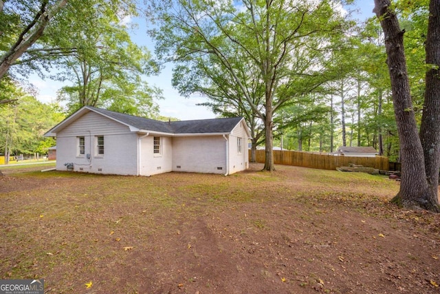 view of rear view of property