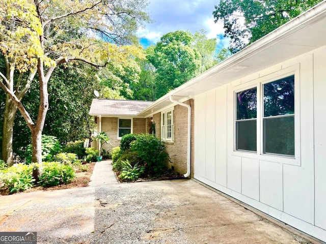 view of property exterior