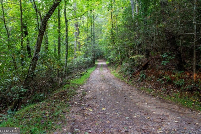 view of road