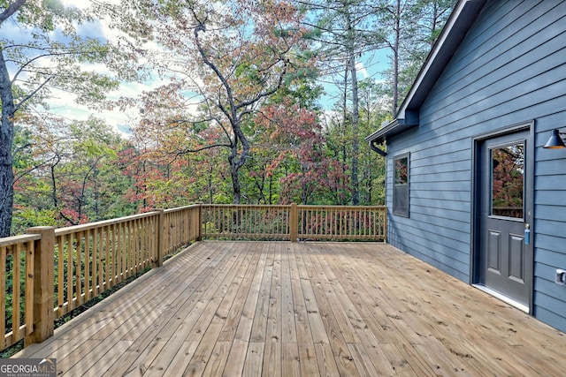 view of deck