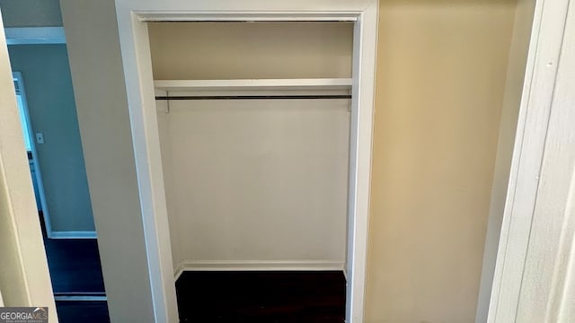 view of closet