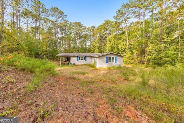 view of ranch-style house