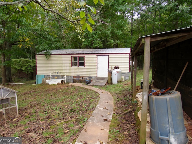 view of outbuilding