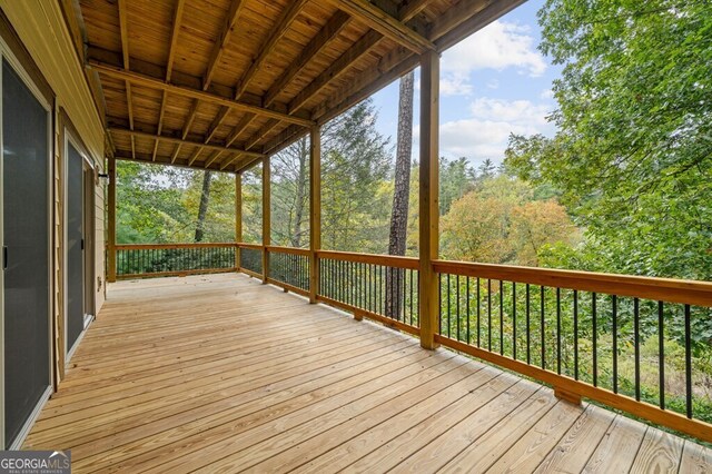 292 Silver Fox Trl, Blue Ridge, GA 30513 - view of deck