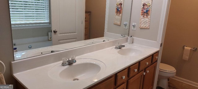3364 Joseph Dr NW, Acworth, GA 30101 - full bath with double vanity and toilet