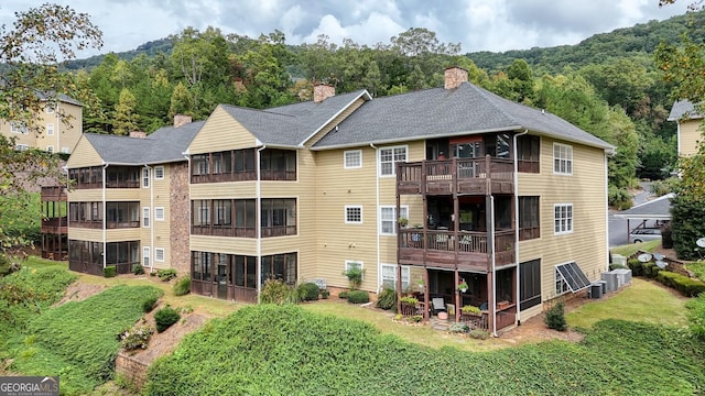 view of property featuring central AC