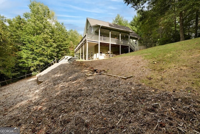 view of rear view of house