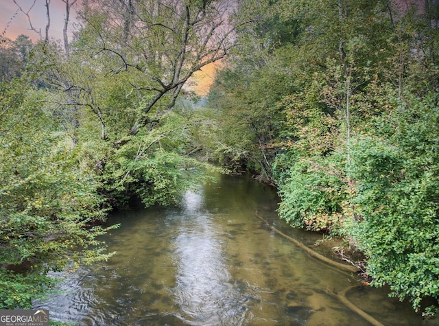 view of water feature