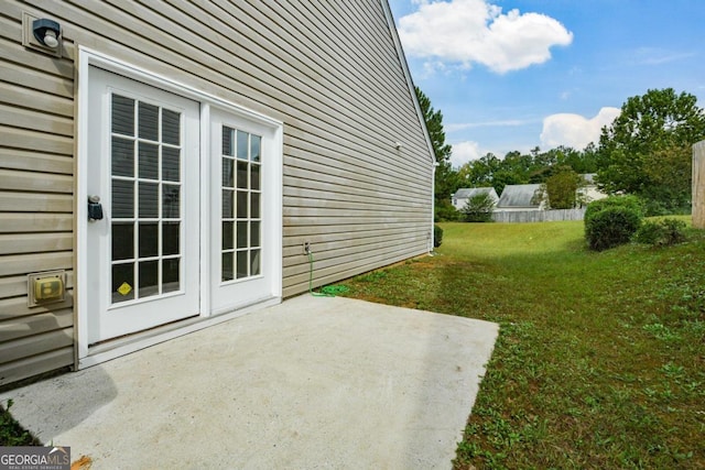 exterior space featuring a patio