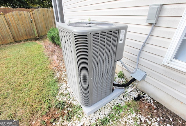 exterior details with cooling unit