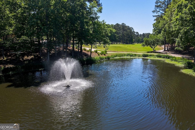 view of water feature