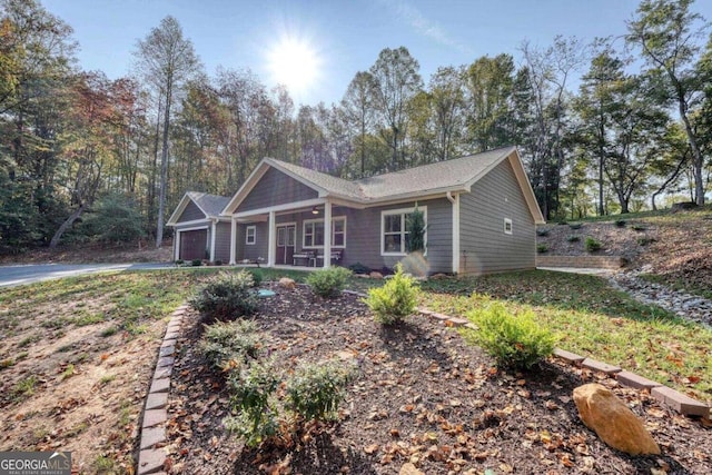 view of ranch-style home