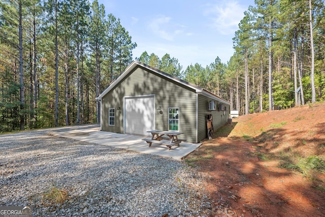 rear view of property with a patio