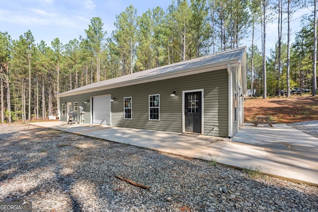 exterior space with a patio area