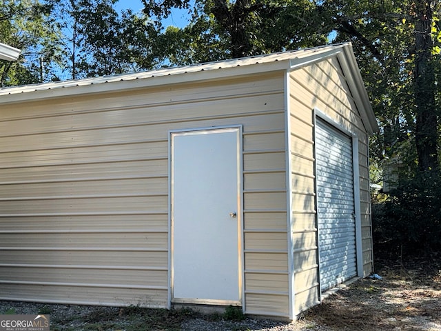 view of outbuilding