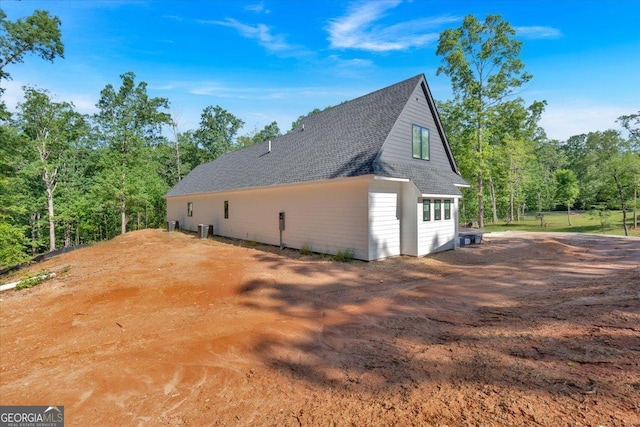 107 Marks Way, Canton, GA 30115 - view of side of property featuring a shingled roof and a cooling unit