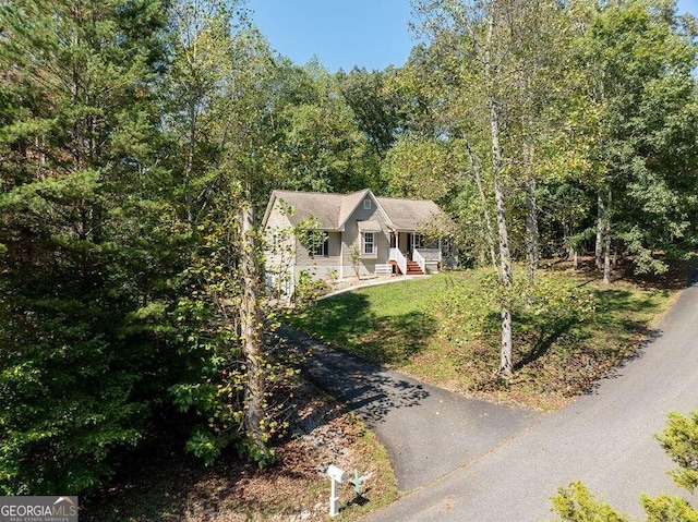 view of front of home