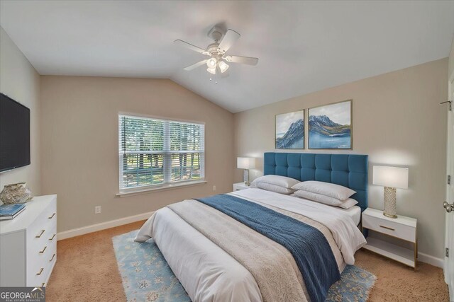123 E Entreken Rd, Cobb, GA 31735 - bedroom featuring visible vents, a ceiling fan, baseboards, and light colored carpet