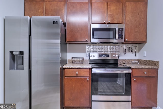 kitchen with stainless steel appliances