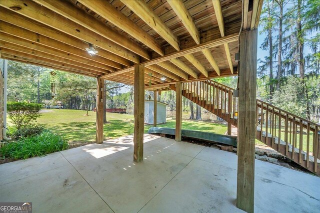 123 E Entreken Rd, Cobb, GA 31735 - view of unfinished below grade area