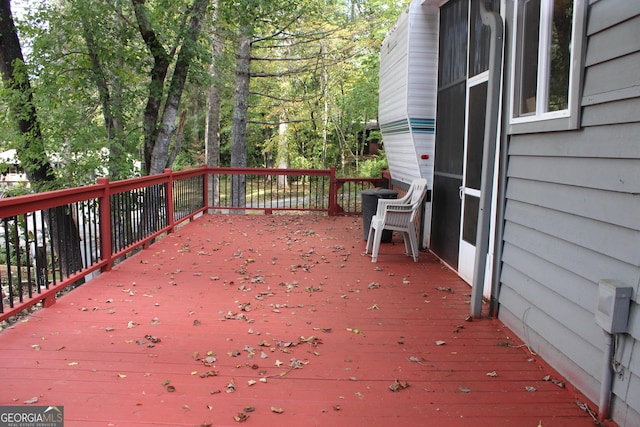 view of deck