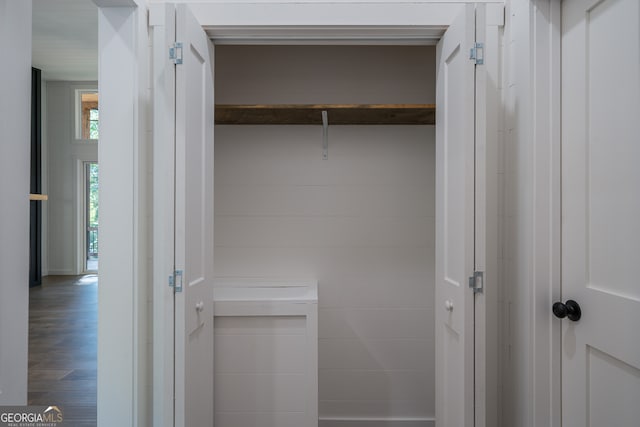 view of closet