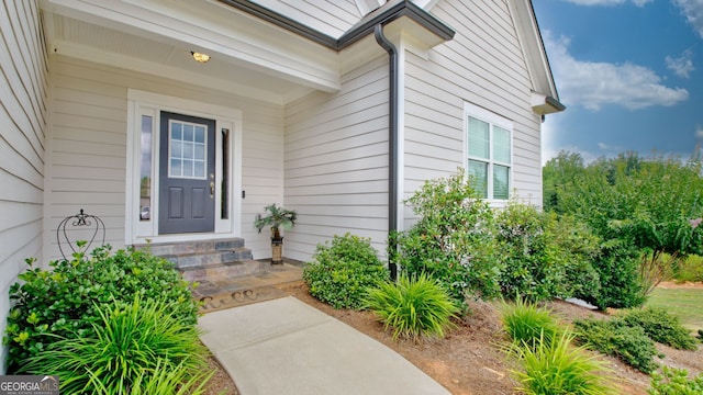 view of property entrance