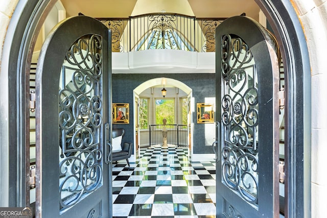 view of entrance foyer