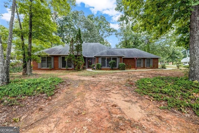 view of ranch-style house