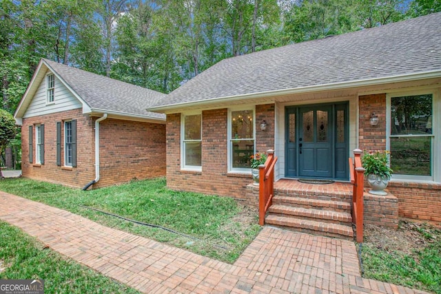 view of front of home with covered porch