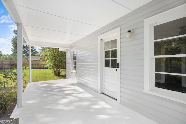 view of patio / terrace