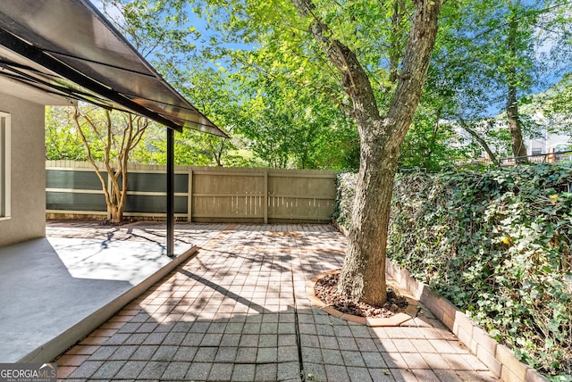 view of patio