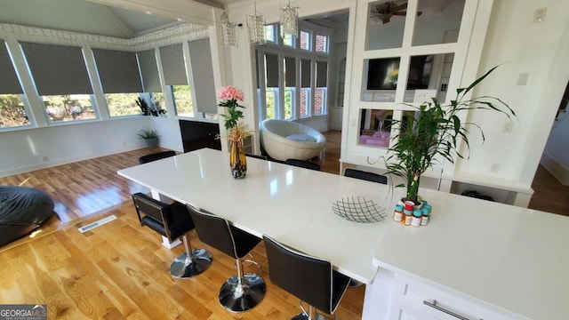 interior space featuring hardwood / wood-style floors