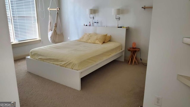 bedroom featuring carpet floors