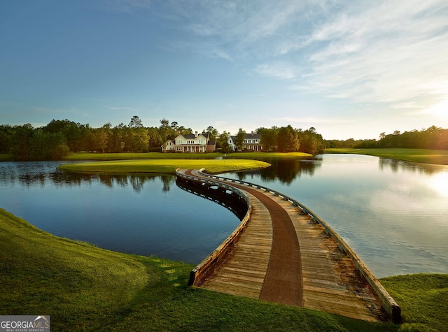 205 Park Chase, Pooler, GA 31322 - dock with a water view