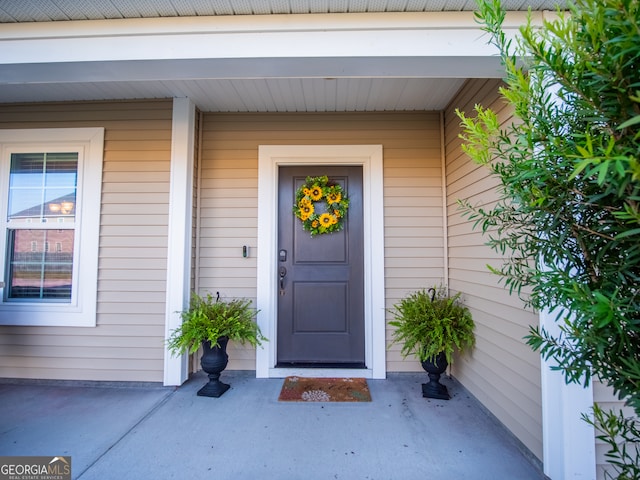 view of entrance to property