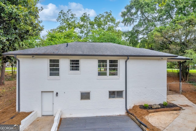 back of property featuring a patio