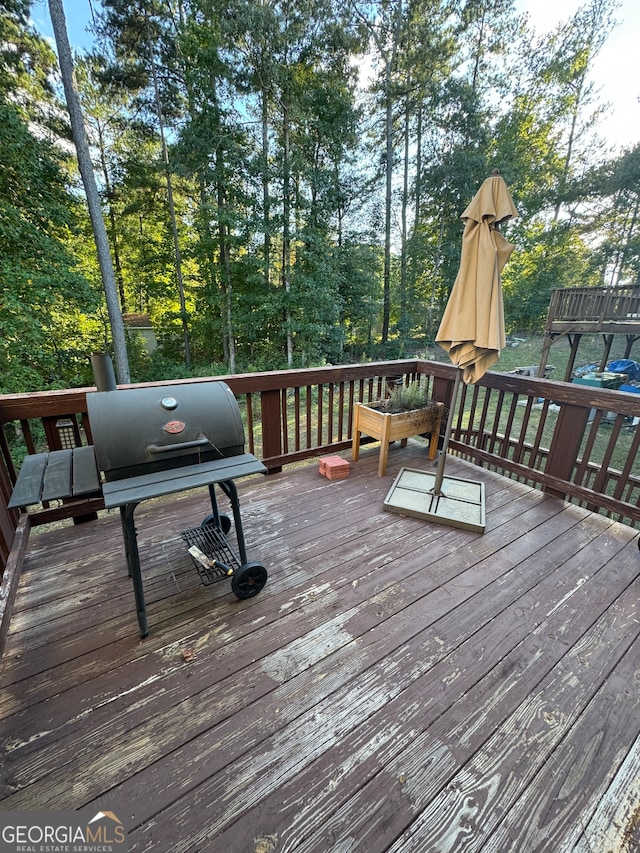 view of deck