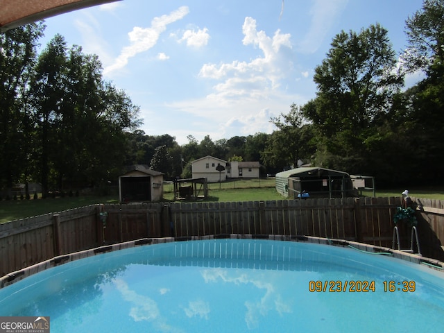 view of pool