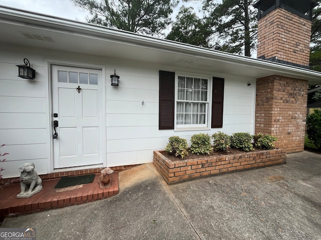 view of entrance to property